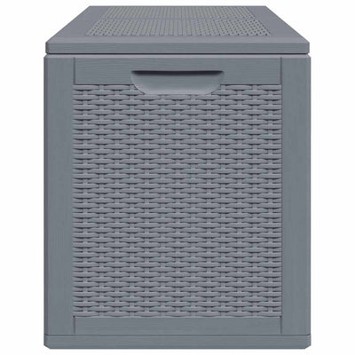 Harmaa ulkosäilytyslaatikko Cosita 180 l (pp rottinki)