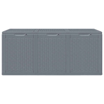 Harmaa ulkosäilytyslaatikko Cosita 270 l (pp rottinki)