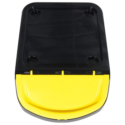 Pinottavat jäteastiat kansilla 3 kpl musta PP 120 l