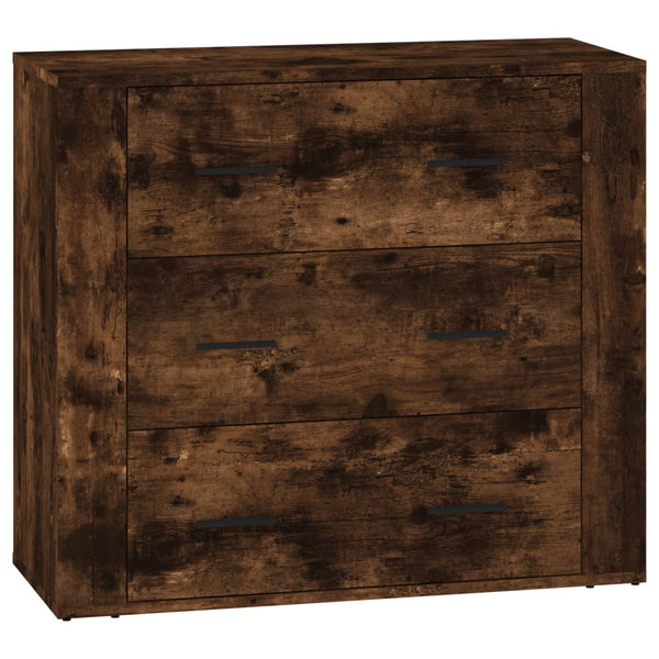 3 kpl senkkejä teknisestä puusta savutammivärissä