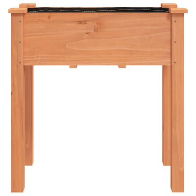 Kukkalaatikko vuorauksella ruskea 71x37x76 cm täysi kuusi