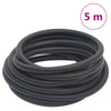 Paineilmaletku musta 0,6" 5 m kumi ja PVC
