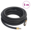 Paineilmaletku musta 0,6" 5 m kumi ja PVC