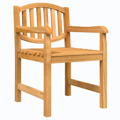 Puutarhatuolit 2 kpl 58x59x88 cm täysi tiikki
