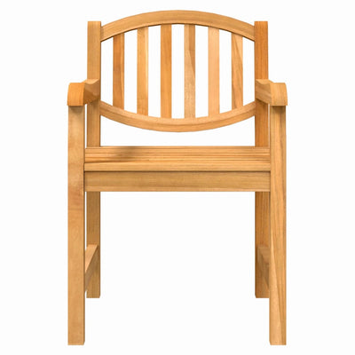 Puutarhatuolit 2 kpl 58x59x88 cm täysi tiikki