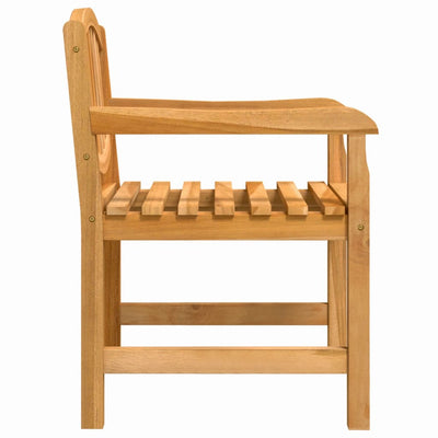 Puutarhatuolit 2 kpl 58x59x88 cm täysi tiikki