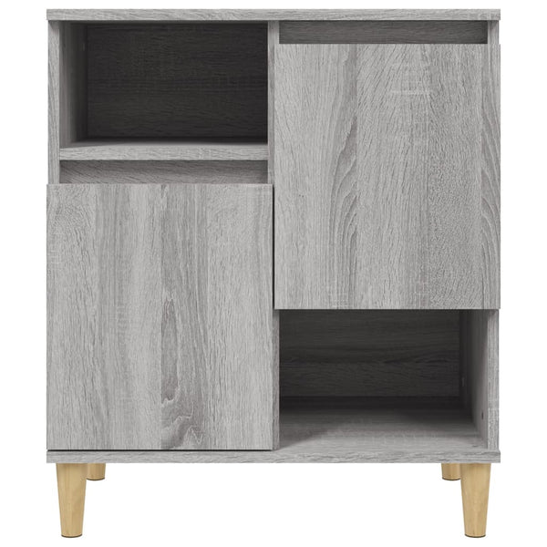 Sonoma 2 kpl harmaata senkkiä 60x35x70 cm teknisestä puusta