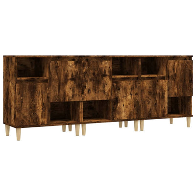 Senkit 3 kpl savutammi 60x35x70 cm tekninen puu