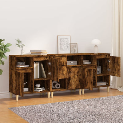 Senkit 3 kpl savutammi 60x35x70 cm tekninen puu