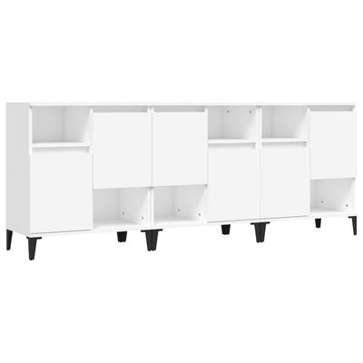 Senkit 3 kpl valkoinen 60x35x70 cm tekninen puu