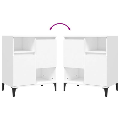 Senkit 3 kpl valkoinen 60x35x70 cm tekninen puu