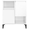 Senkit 3 kpl korkeakiilto valkoinen 60x35x70 cm tekninen puu