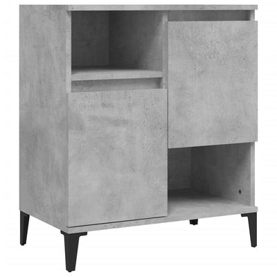 Senkit 3 kpl betoninharmaa 60x35x70 cm tekninen puu