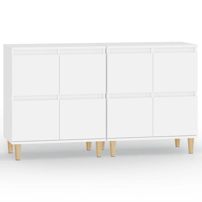 Senkit 2 kpl valkoinen 60x35x70 cm tekninen puu