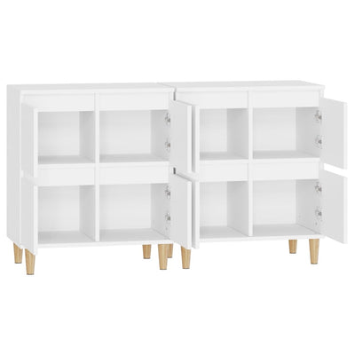 Senkit 2 kpl valkoinen 60x35x70 cm tekninen puu
