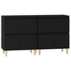Senkit 2 kpl musta 60x35x70 cm tekninen puu