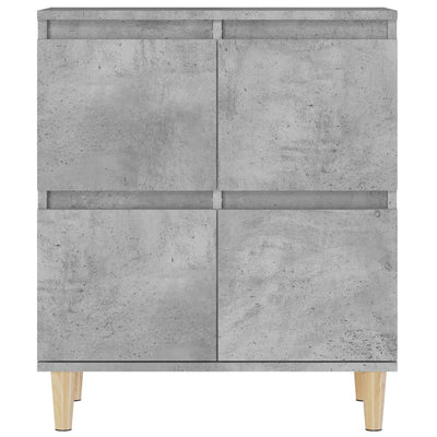 Senkit 2 kpl betoninharmaa 60x35x70 cm tekninen puu