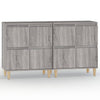 Senkit 2 kpl harmaa Sonoma 60x35x70 cm tekninen puu
