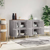 Senkit 2 kpl harmaa Sonoma 60x35x70 cm tekninen puu