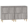 Senkit 2 kpl harmaa Sonoma 60x35x70 cm tekninen puu
