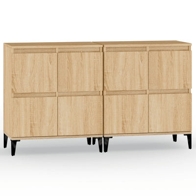 Senkit 2 kpl Sonoma tammi 60x35x70 cm tekninen puu