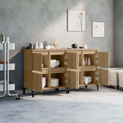 Senkit 2 kpl Sonoma tammi 60x35x70 cm tekninen puu