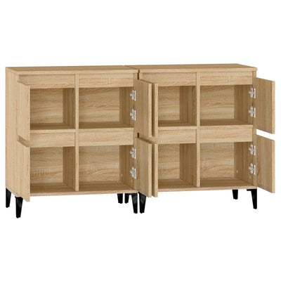 Senkit 2 kpl Sonoma tammi 60x35x70 cm tekninen puu
