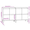 Senkit 2 kpl savutammi 60x35x70 cm tekninen puu