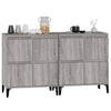 Senkit 2 kpl harmaa Sonoma 60x35x70 cm tekninen puu