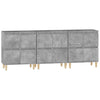Senkit 3 kpl betoninharmaa 60x35x70 cm tekninen puu