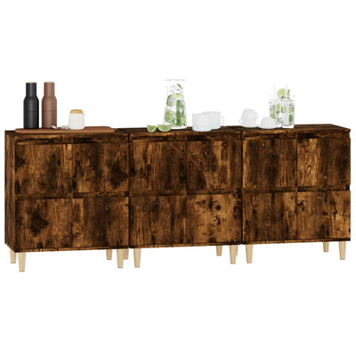 Senkit 3 kpl savutammi 60x35x70 cm tekninen puu