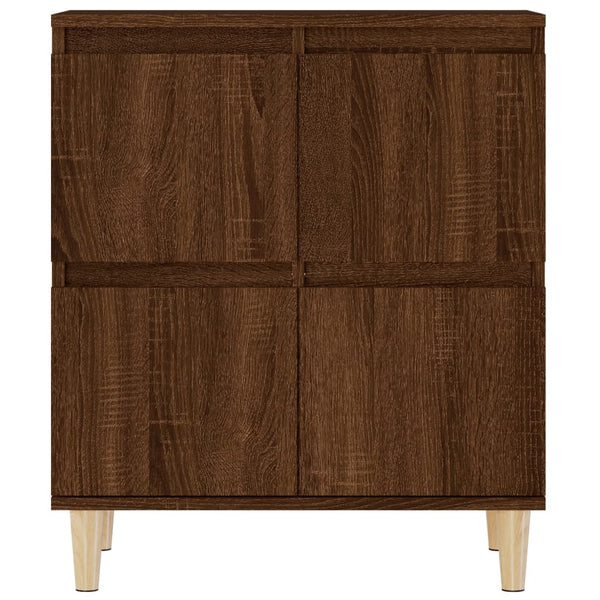 Senkit 3 kpl ruskea tammi 60x35x70 cm tekninen puu