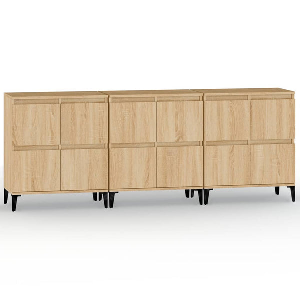 Sonoma tammi 3 kpl senkit 60x35x70 cm tekninen puu