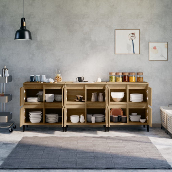 Sonoma tammi 3 kpl senkit 60x35x70 cm tekninen puu