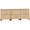 Sonoma tammi 3 kpl senkit 60x35x70 cm tekninen puu