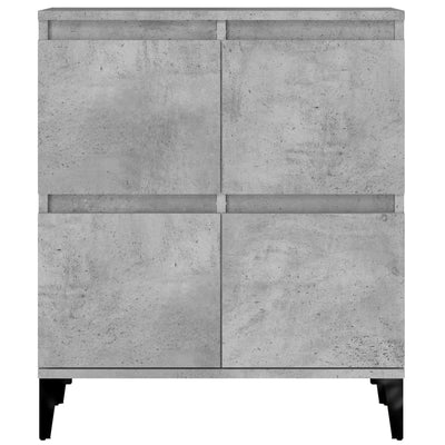 Senkit 3 kpl betoninharmaa 60x35x70 cm tekninen puu
