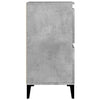 Senkit 3 kpl betoninharmaa 60x35x70 cm tekninen puu