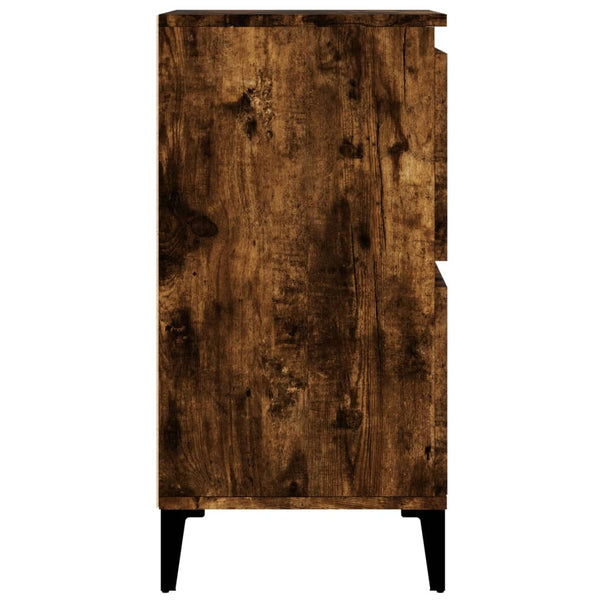 Savutammen säilytyssenkki 3 kpl 60x35x70 cm teknistä puuta