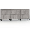 Senkit 3 kpl harmaa Sonoma 60x35x70 cm tekninen puu