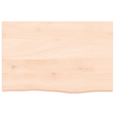 Kylpyhuoneen työtaso Hencz 60x40x2cm (käsittelemätön puu)