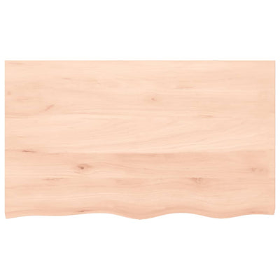 Kylpyhuoneen työtaso Hencz 100x60x(2-4)cm (käsittelemätön puu)