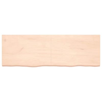 Kylpyhuoneen työtaso Hencz 180x60x(2-6)cm (käsittelemätön puu)