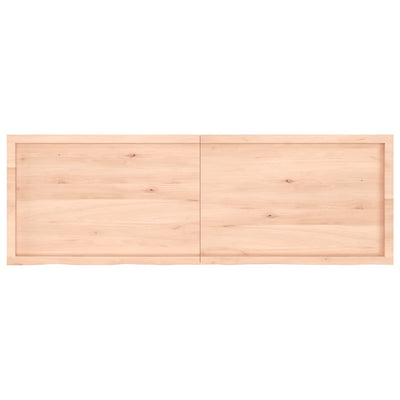 Kylpyhuoneen työtaso Hencz 180x60x(2-6)cm (käsittelemätön puu)