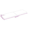 Kylpyhuoneen työtaso v.ruskea 200x60x(2-6)cm käsitelty täyspuu