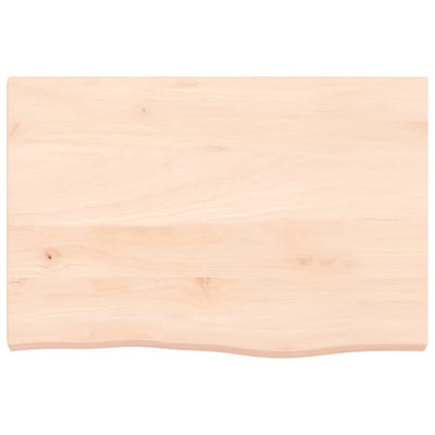 Pöytälevy 60x40x(2-4) cm käsittelemätön täystammi