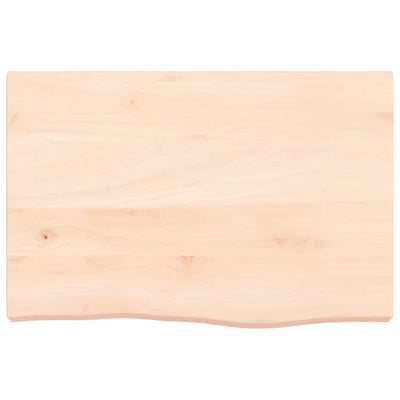 Pöytälevy 60x40x(2-6) cm käsittelemätön täystammi