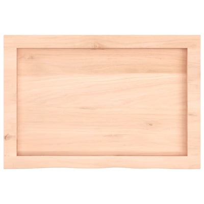 Pöytälevy 60x40x(2-6) cm käsittelemätön täystammi