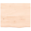Pöytälevy 60x50x(2-4) cm käsittelemätön täystammi