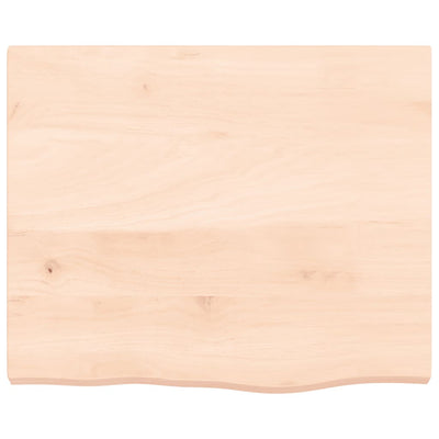 Pöytälevy 60x50x(2-4) cm käsittelemätön täystammi