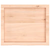 Pöytälevy 60x50x(2-4) cm käsittelemätön täystammi